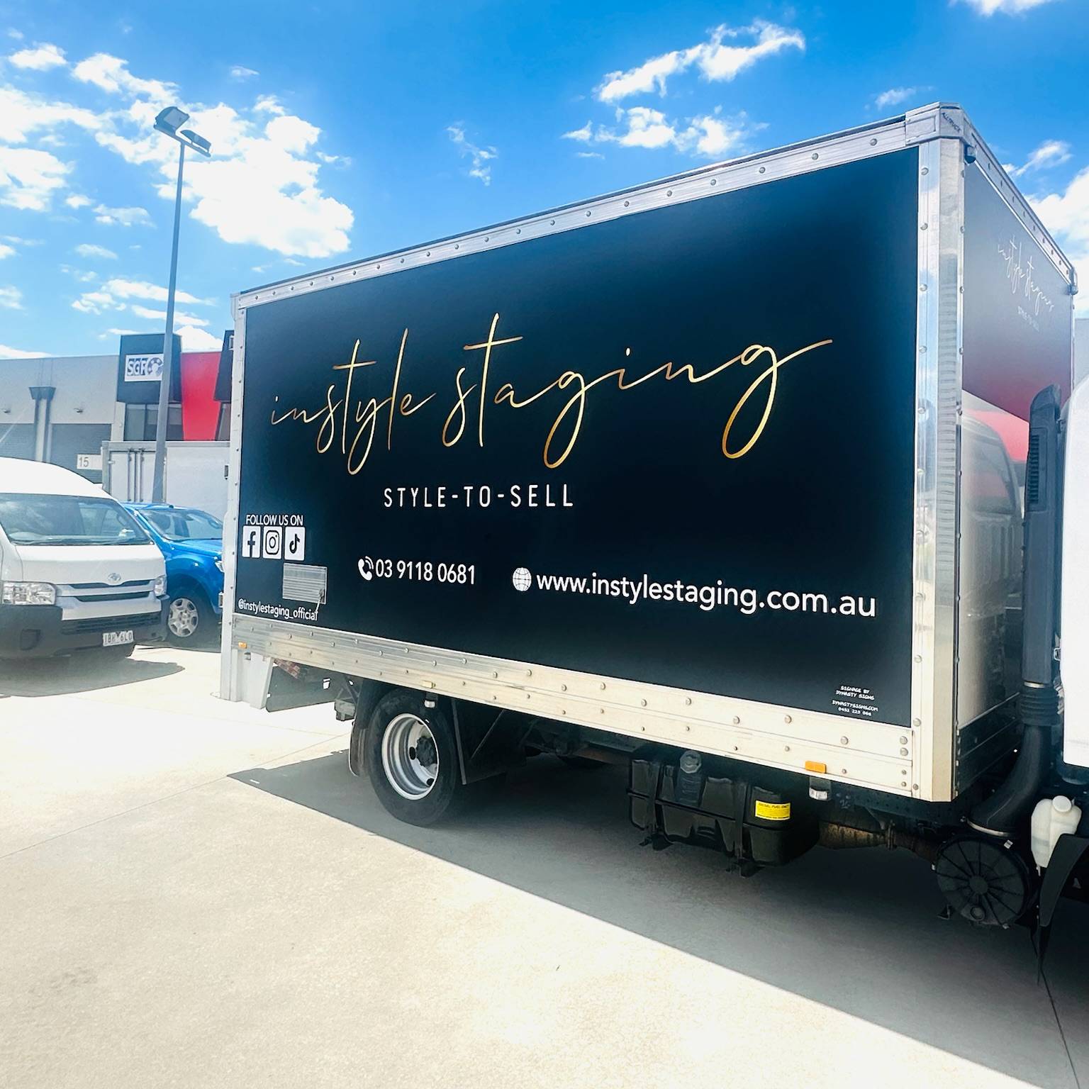 InStyle Staging Truck Wrap